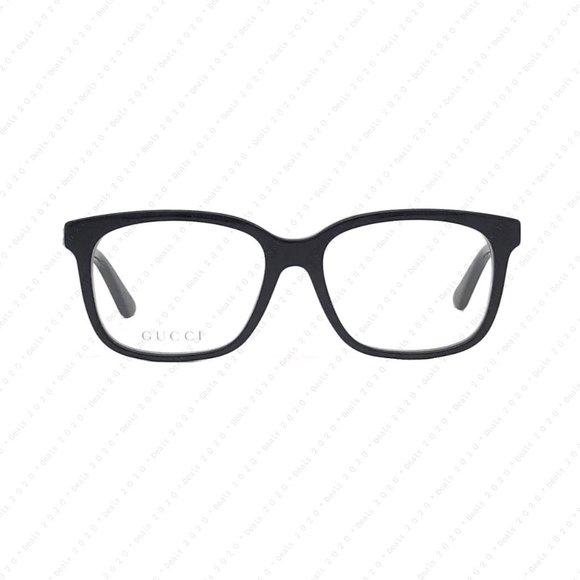 New GUCCI GG0330O 008 55mm Black Glitter Eyeglasses - Picture 2 of 11